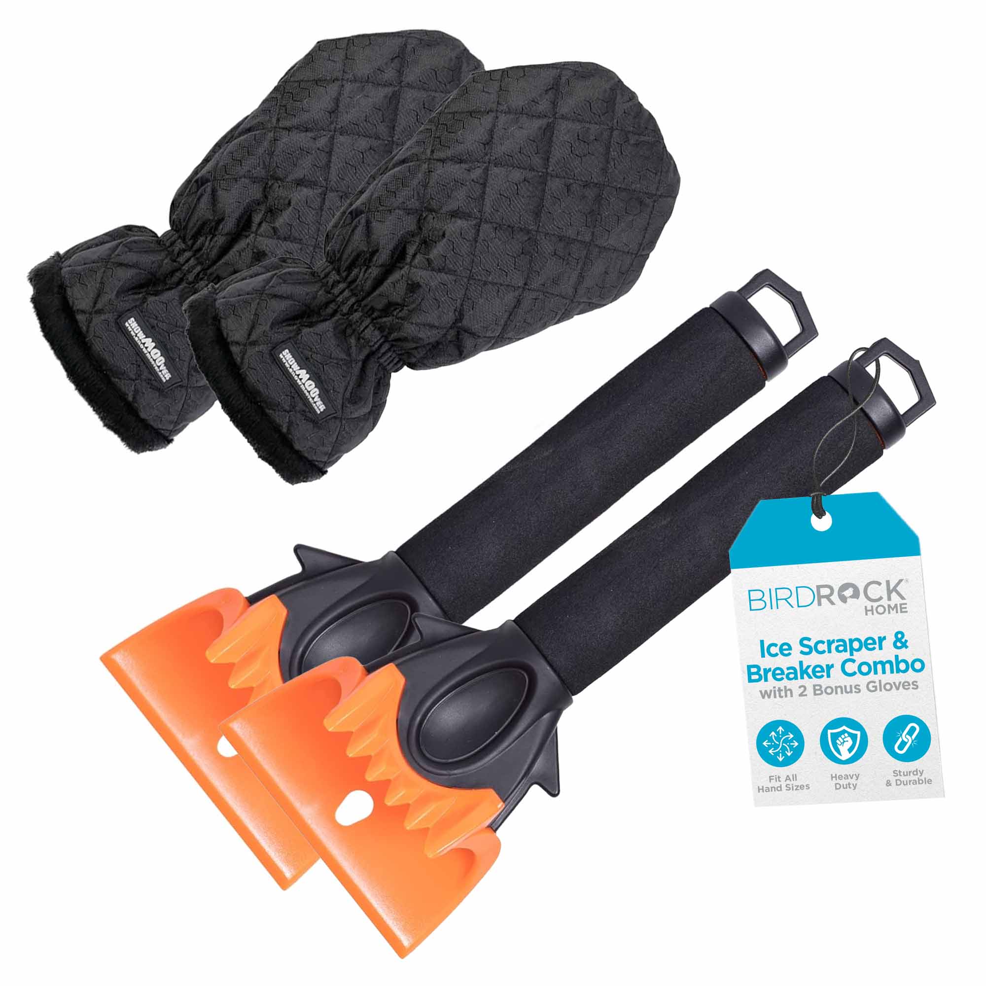 Ice Scraper with Glove 2-Pack
